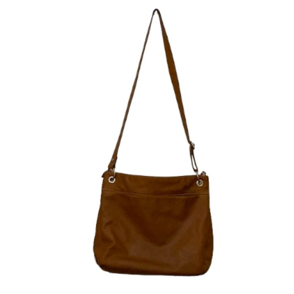 Relic By Fossil Roxanne Shoulder Bag Purse Cognac Leather Adjustable Messenger - Picture 3 of 16